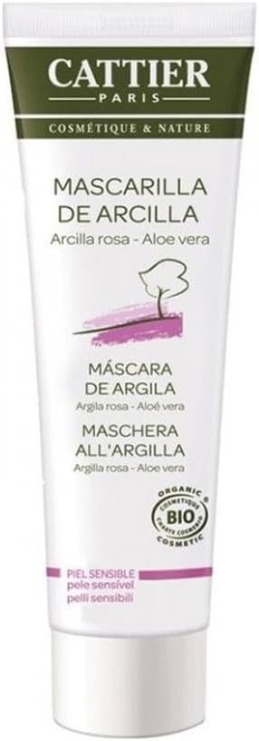 Cattier Mascarilla Arcilla Rosa Piel Sensible 100 ml