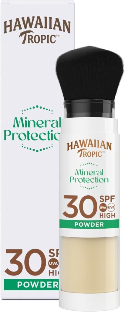 Hawaiian Tropic Brocha Mineral con Protector Solar SPF 30