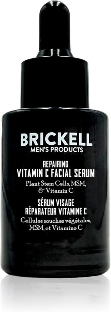 Brickell Suero Facial Antienvejecimiento con Vitamina C para Hombres