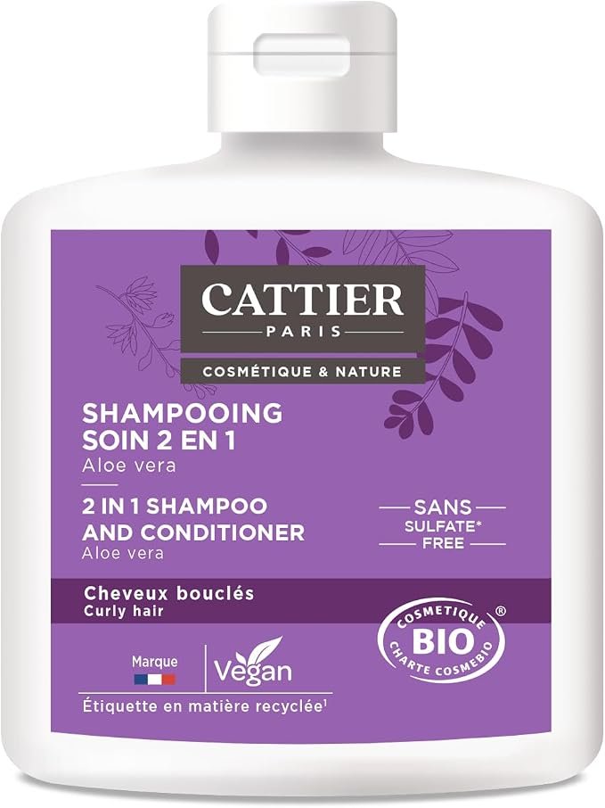 Cattier Champú 2 en 1 Aloe Vera Bio 250 ml