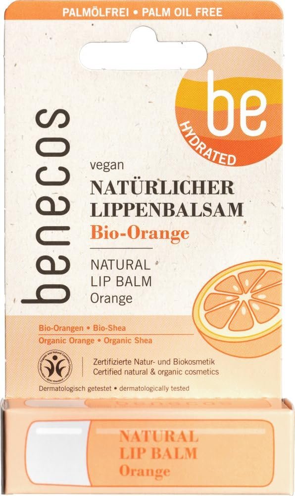 Benecos Bálsamo Labial Naranja Vegano