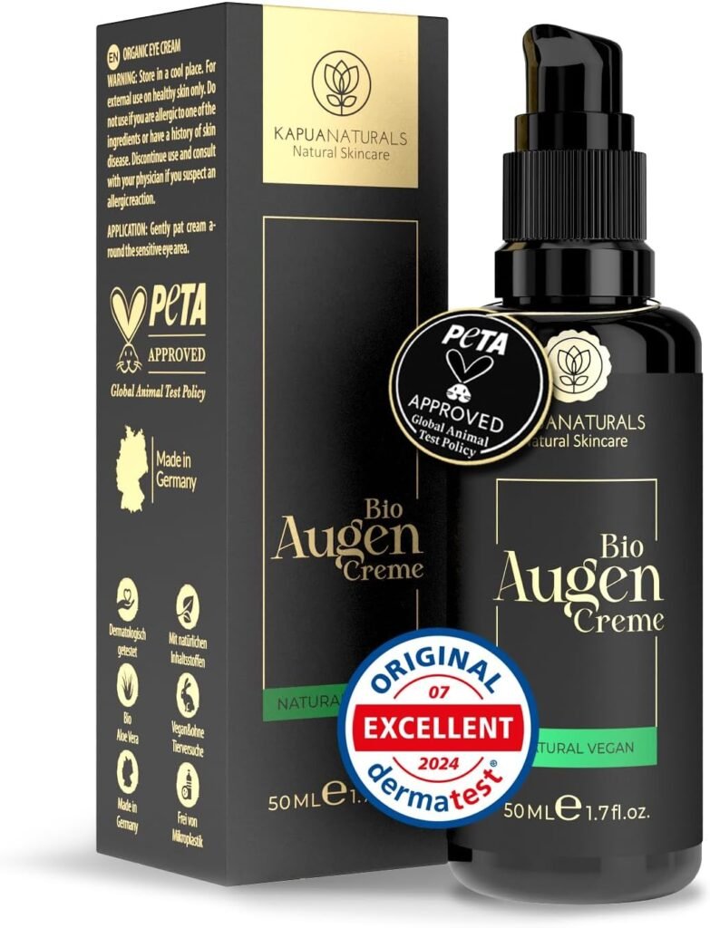Crema Contorno de Ojos Orgánica con Ácido Hialurónico 50 ml