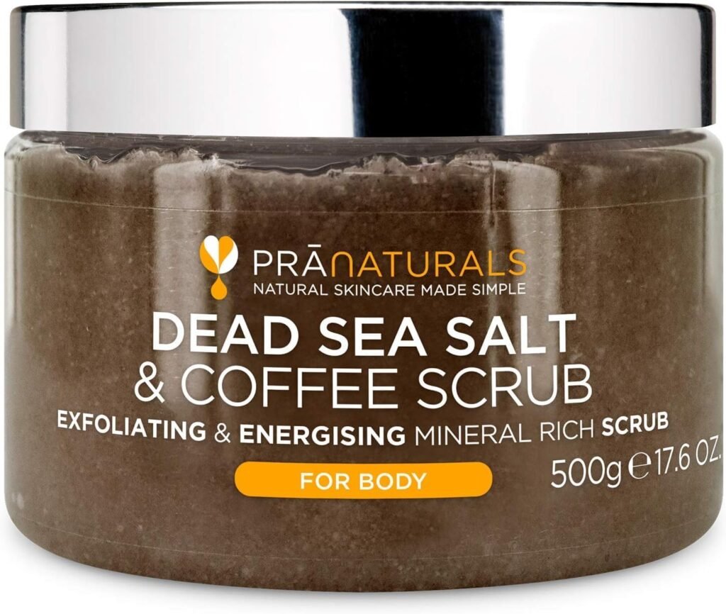 PraNaturals Exfoliante Sal del Mar Muerto Café 500g