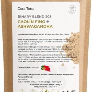 Mascarilla Facial de Arcilla Blanca con Ashwagandha 100 g