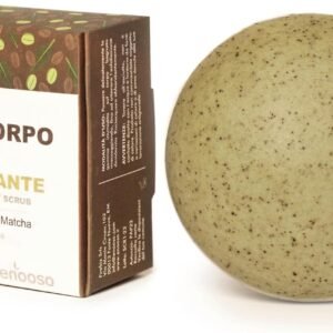 Scrub Corporal Sólido Orgánico Té Matcha y Café