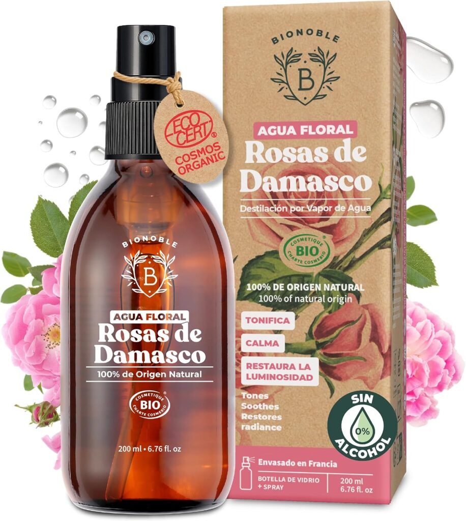 BIONOBLE Agua de Rosas Pura Bio Tónico Facial 200 ml