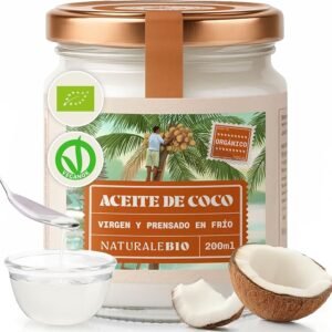 NaturaleBio Aceite de Coco Virgen Bio 200 ml