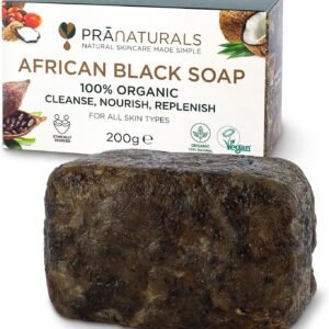 PraNaturals Jabón Negro Africano Orgánico 200g