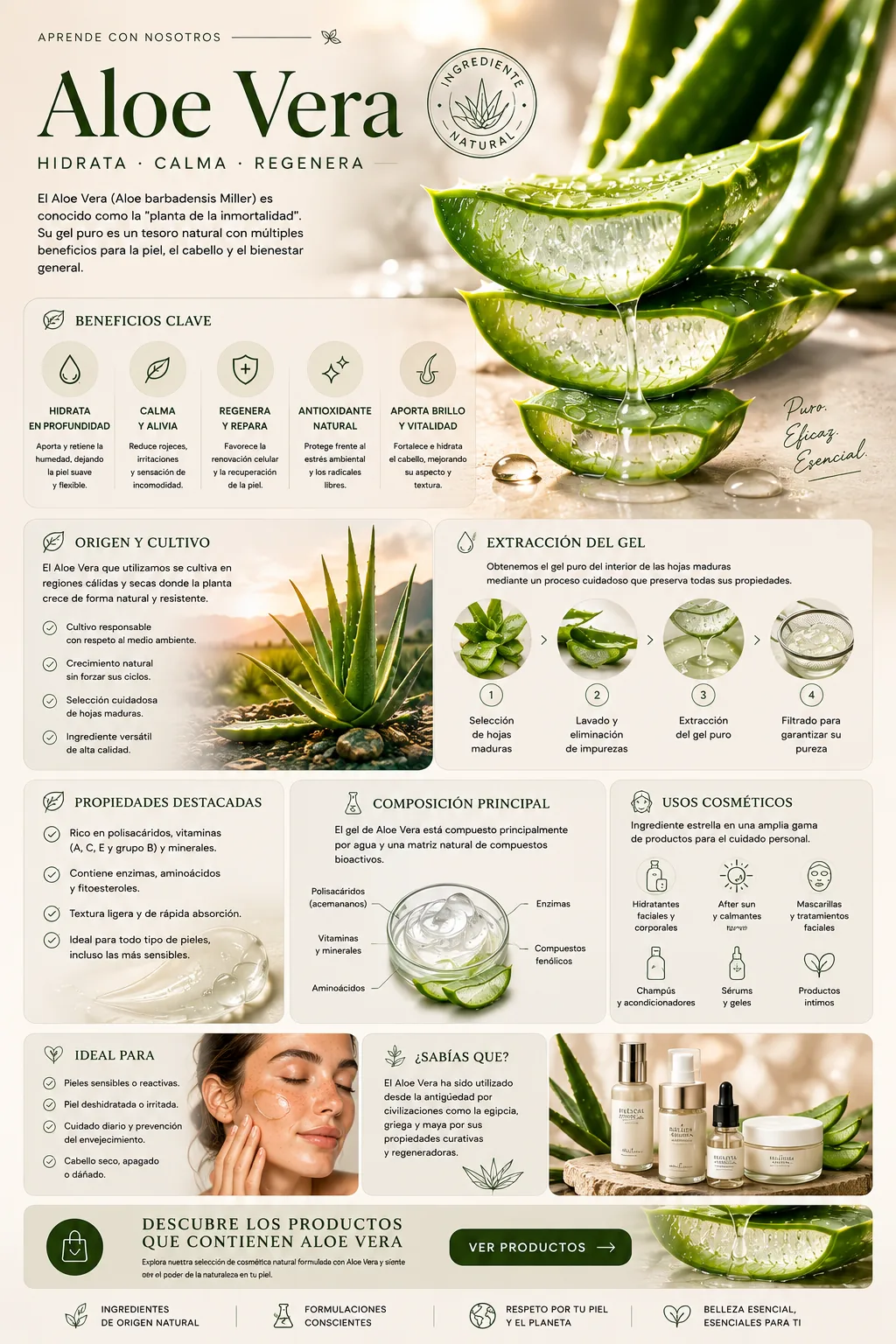 Aloe Vera: propiedades y beneficios