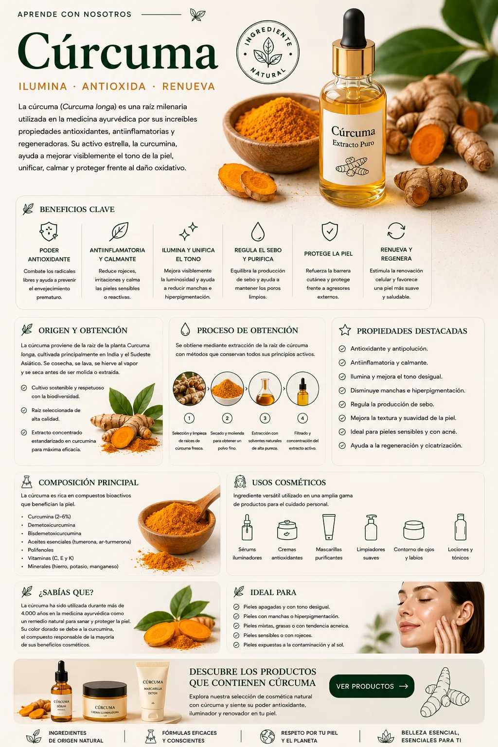 Cúrcuma: propiedades y beneficios